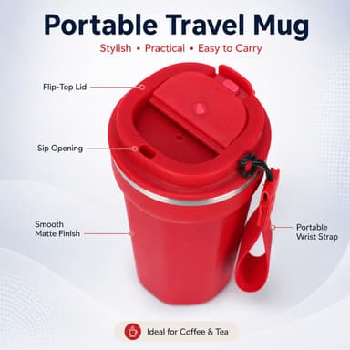 Custom 17oz Vacuum Insulated Coffee Cup thumbnail 2