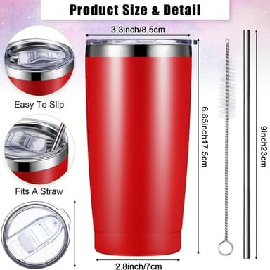Custom 20oz Gift Set Tumbler thumbnail 2