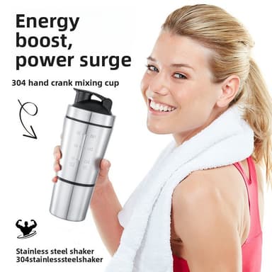 Custom Shaker Sports Bottle thumbnail 3