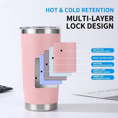 Custom Vacuum Insulated Wedding Gift Tumbler thumbnail 3