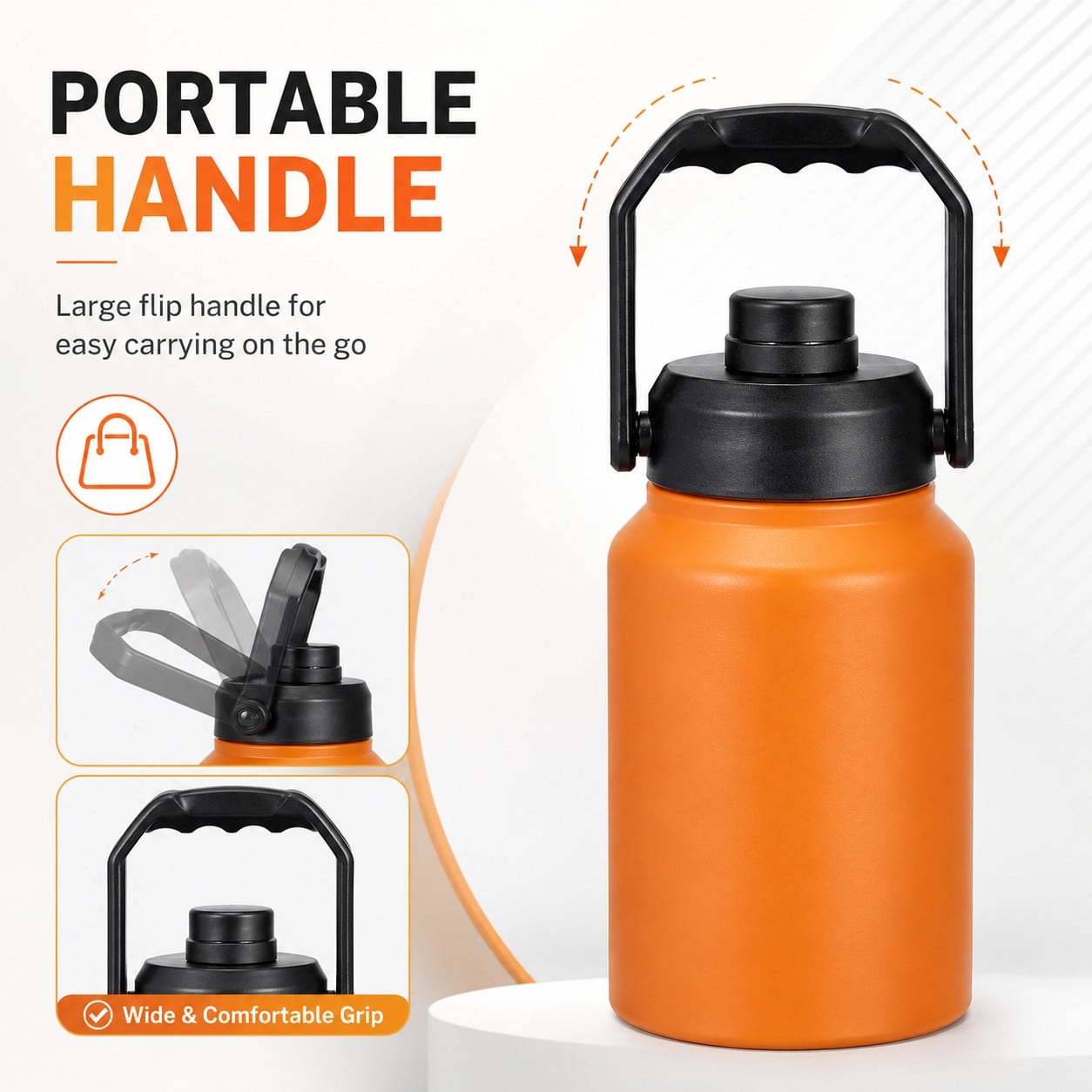 Custom 64oz Travel Coffee Cup thumbnail 4