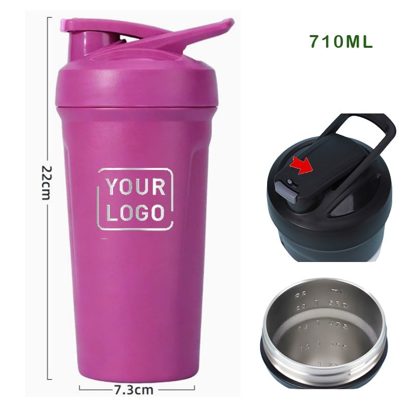 Custom 710mL Shaker Sports Bottle thumbnail 1