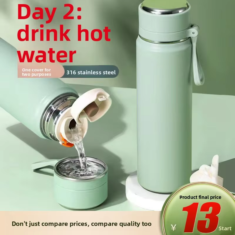 Custom Leak Proof Wedding Gift Smart Temperature Bottle thumbnail 3