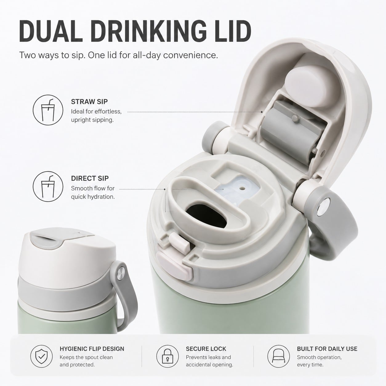 Custom Gift Set Sports Bottle thumbnail 4