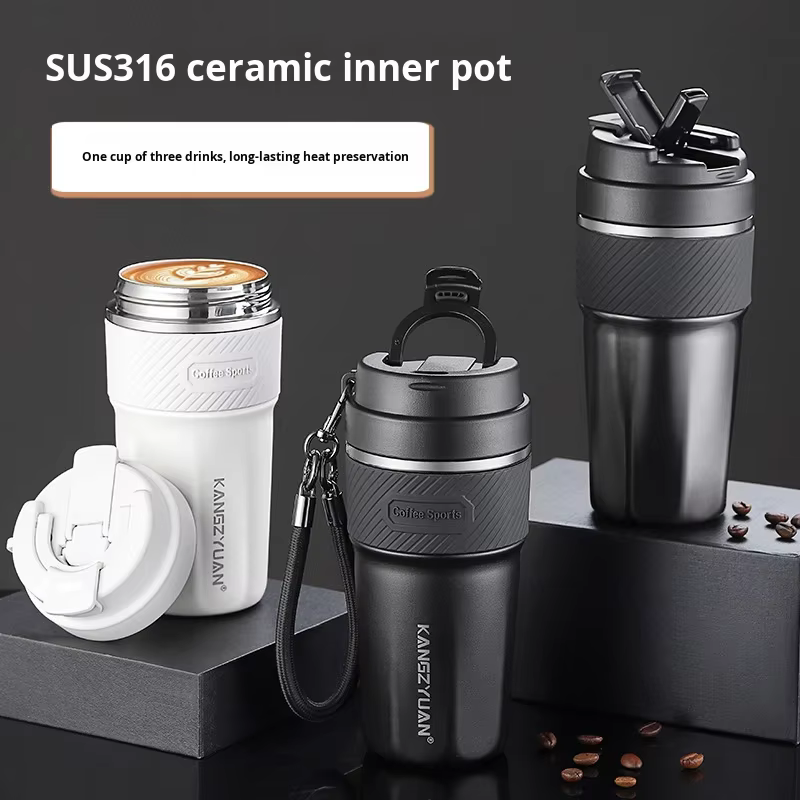 Custom Vacuum Insulated Coffee Cup thumbnail 3