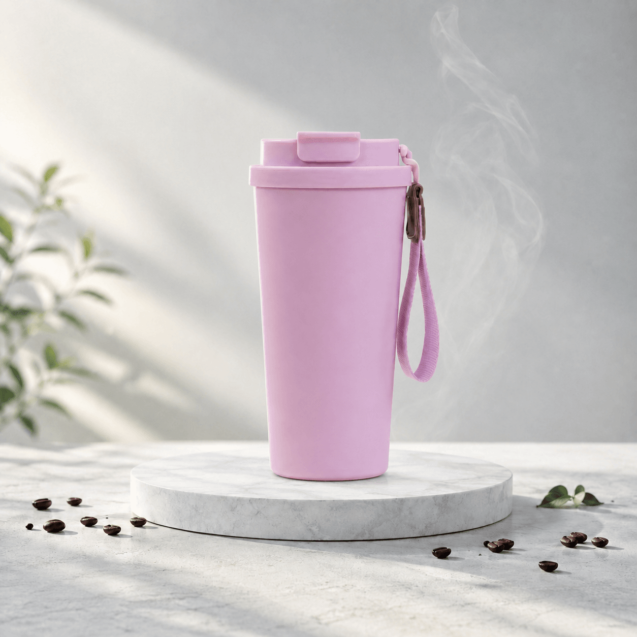 Custom Straw Lid Gift Set Coffee Cup thumbnail 1