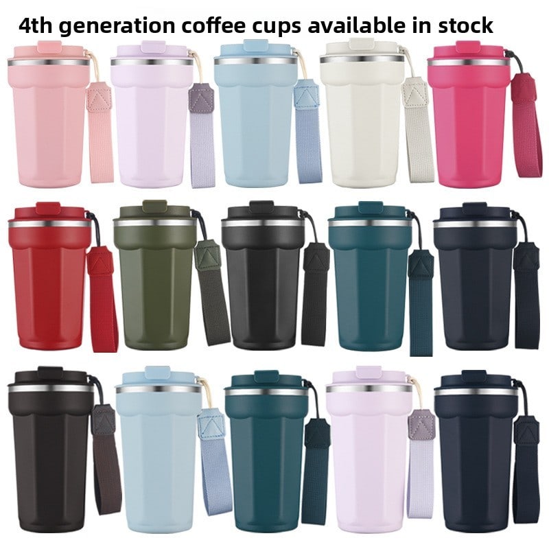 custom logo vacuum insulated stainless steel coffee cup 17oz