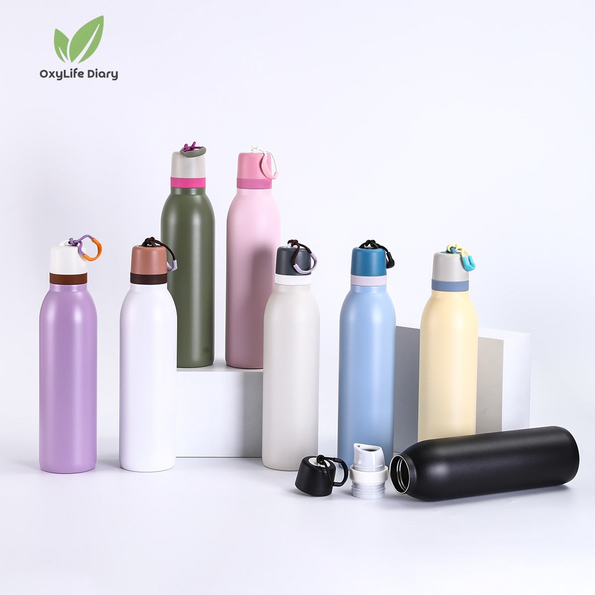 custom leak proof kids stainless steel water bottle