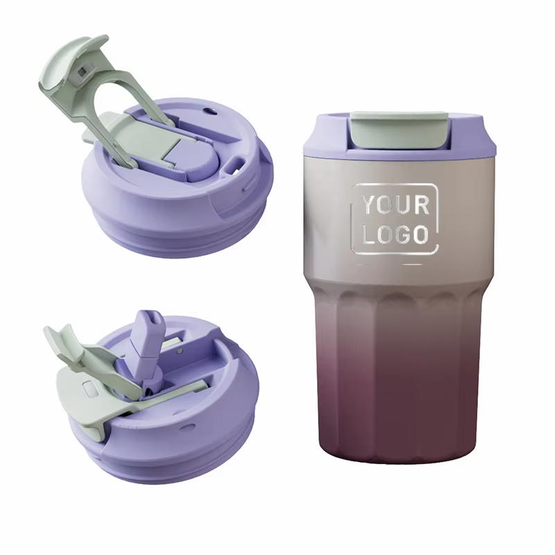 custom logo vacuum insulated stainless steel coffee cup