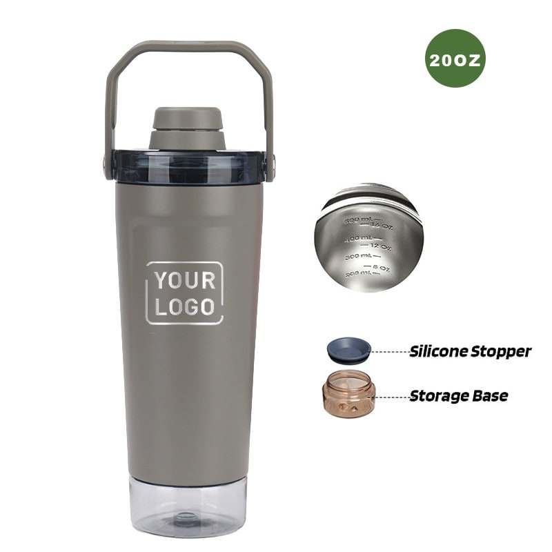 wholesale shaker stainless steel sports bottle 20oz