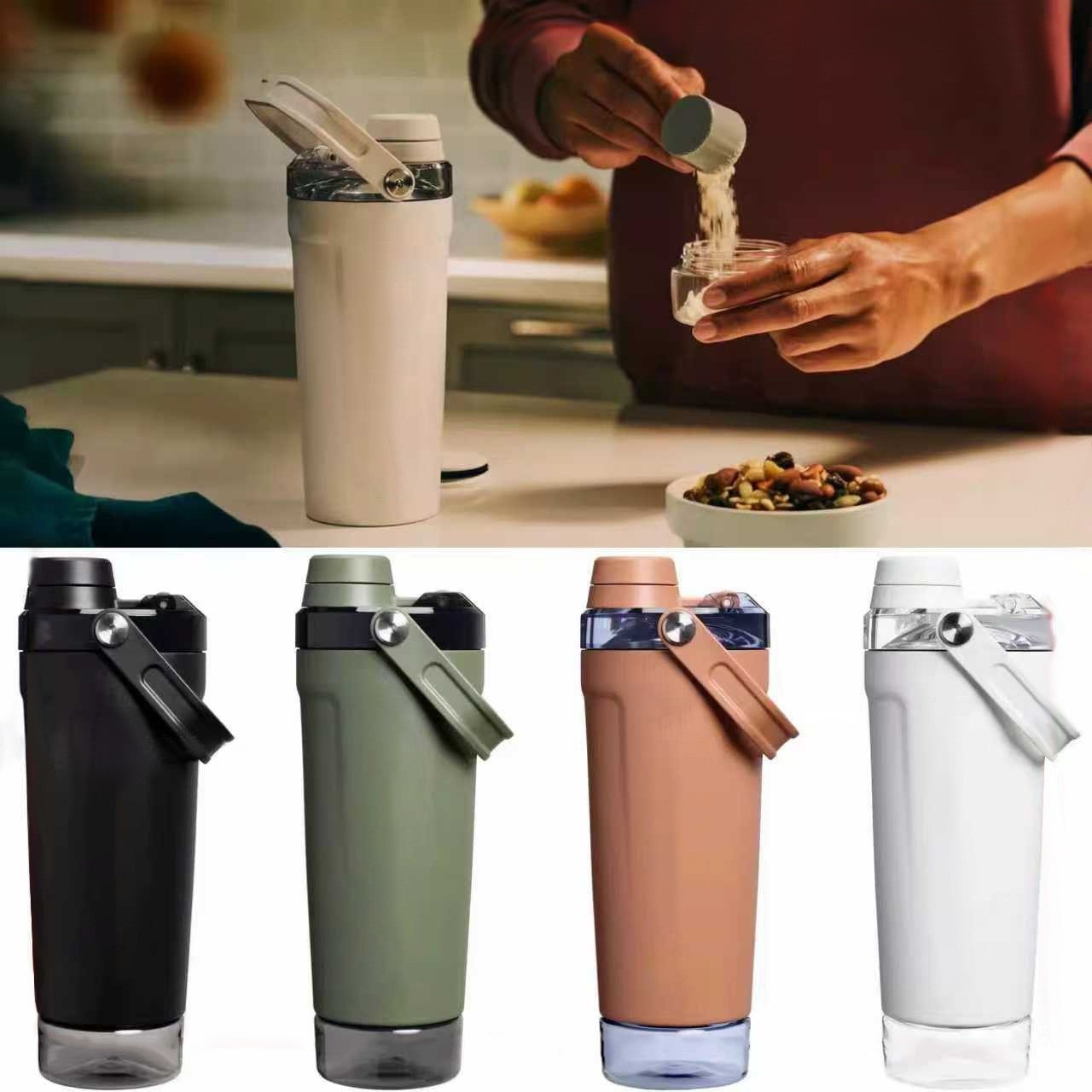 wholesale shaker stainless steel sports bottle 20oz application scenario 1