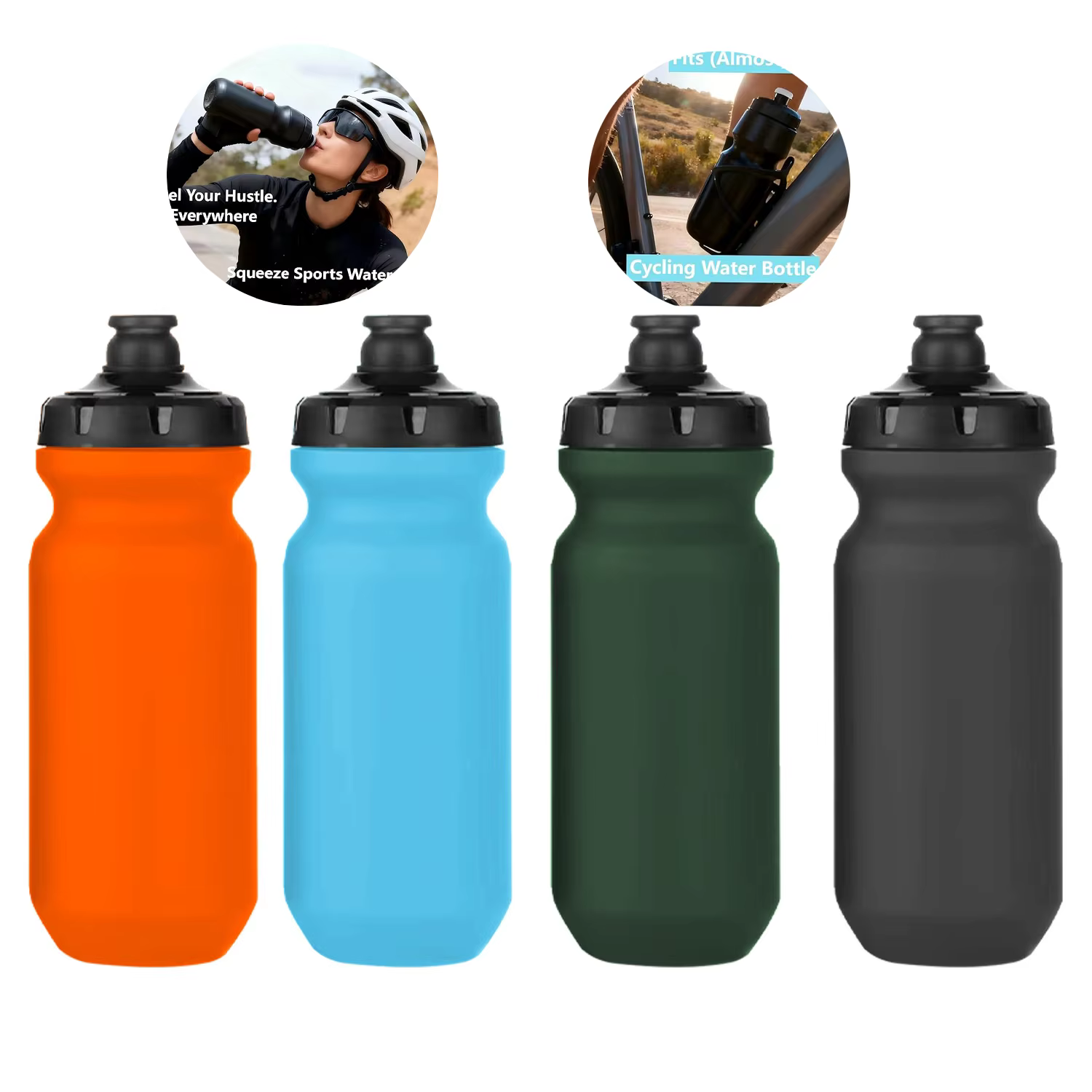 Custom Plastic Squeeze Sports Bottle main product image
