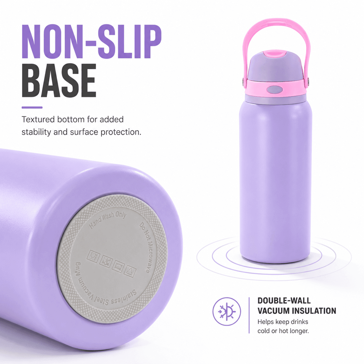 custom stainless steel water bottle detail image 3