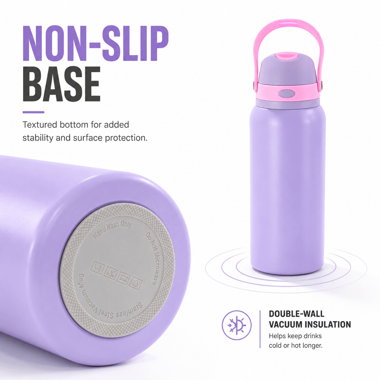 custom stainless steel water bottle detail image 3