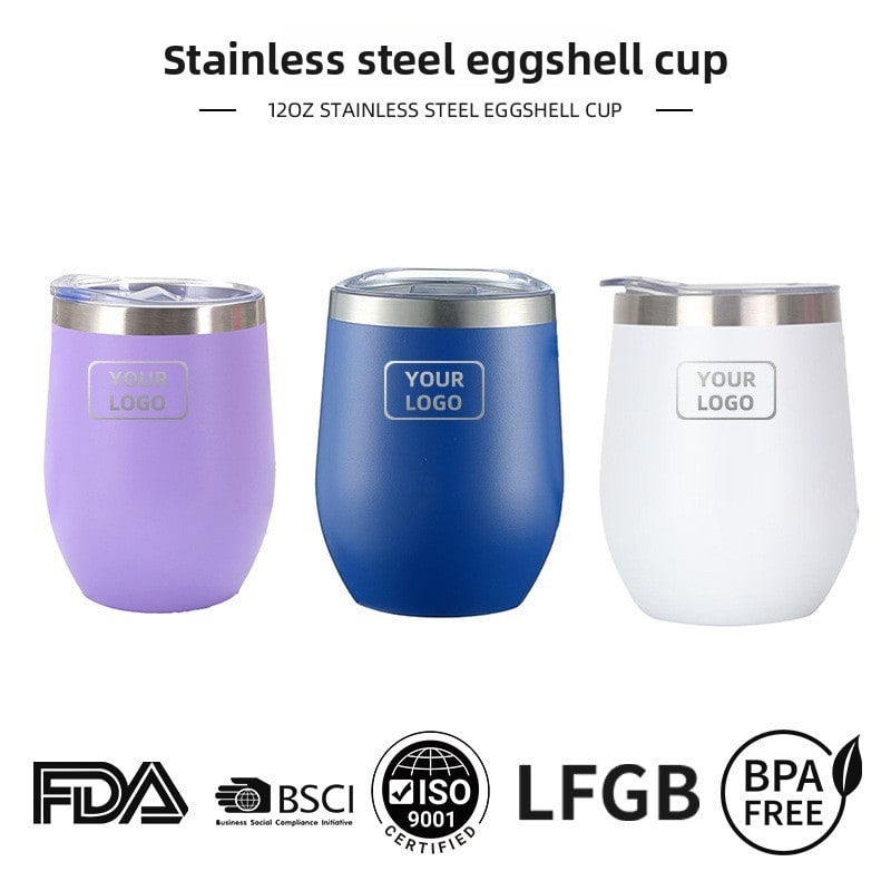 custom leak proof stainless steel coffee cup 12oz detail image 3
