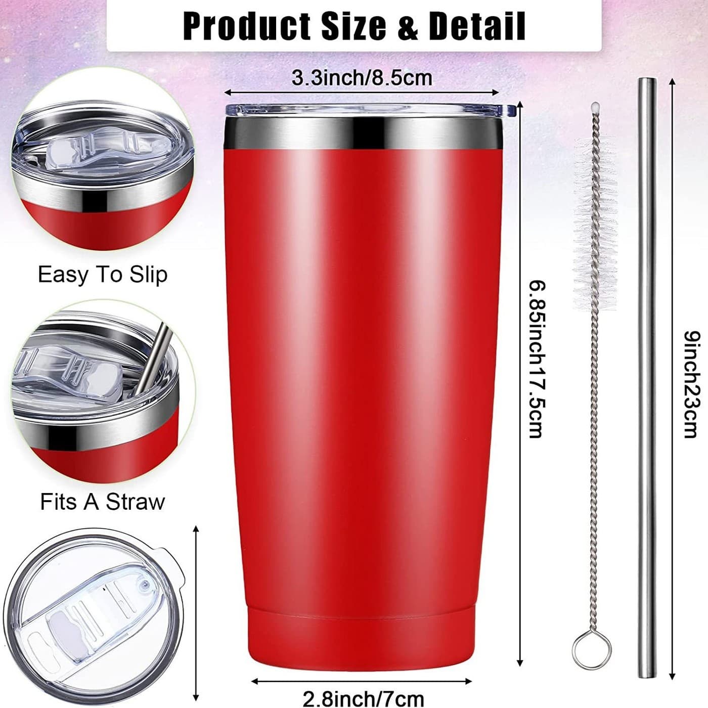 custom vacuum insulated stainless steel coffee cup 20oz application scenario 2