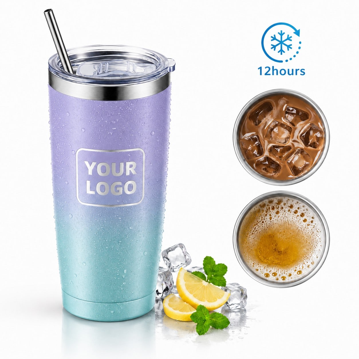 wholesale leak proof stainless steel tumbler 20oz