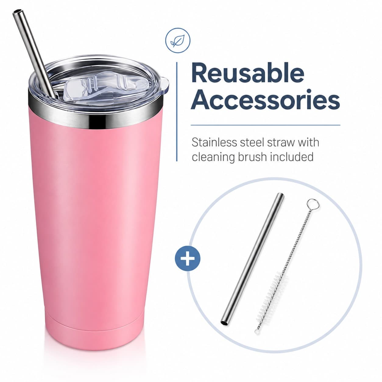 wholesale leak proof stainless steel tumbler 20oz detail image 3