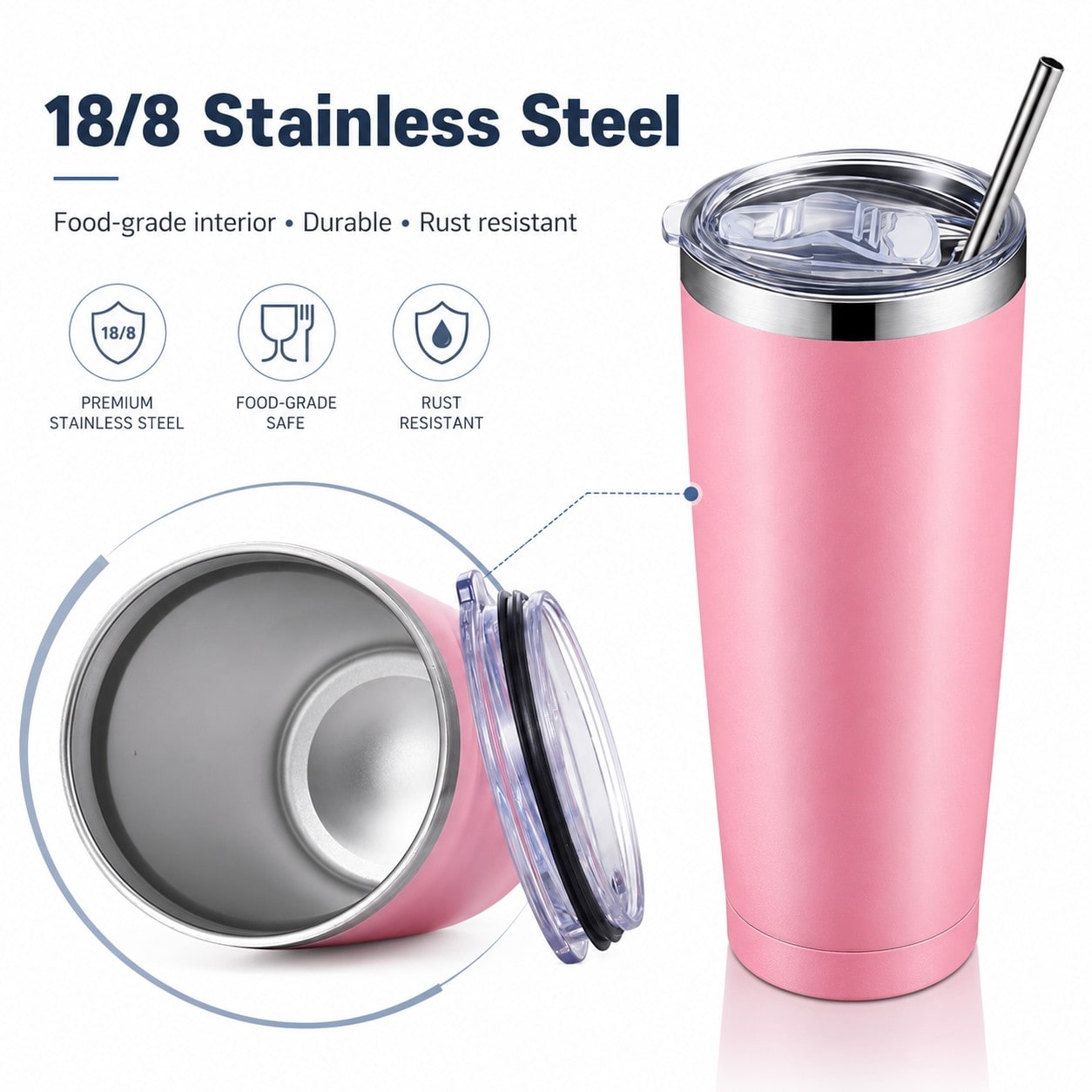 wholesale leak proof stainless steel tumbler 20oz application scenario 1