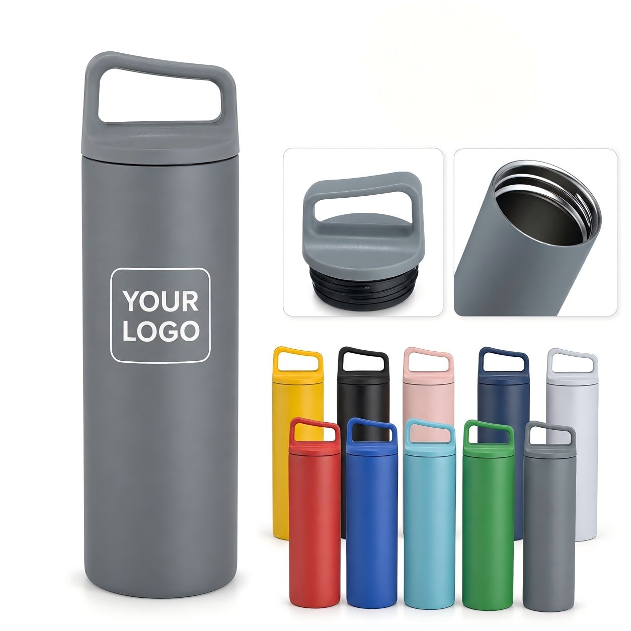 custom frosted stainless steel tumbler 20oz