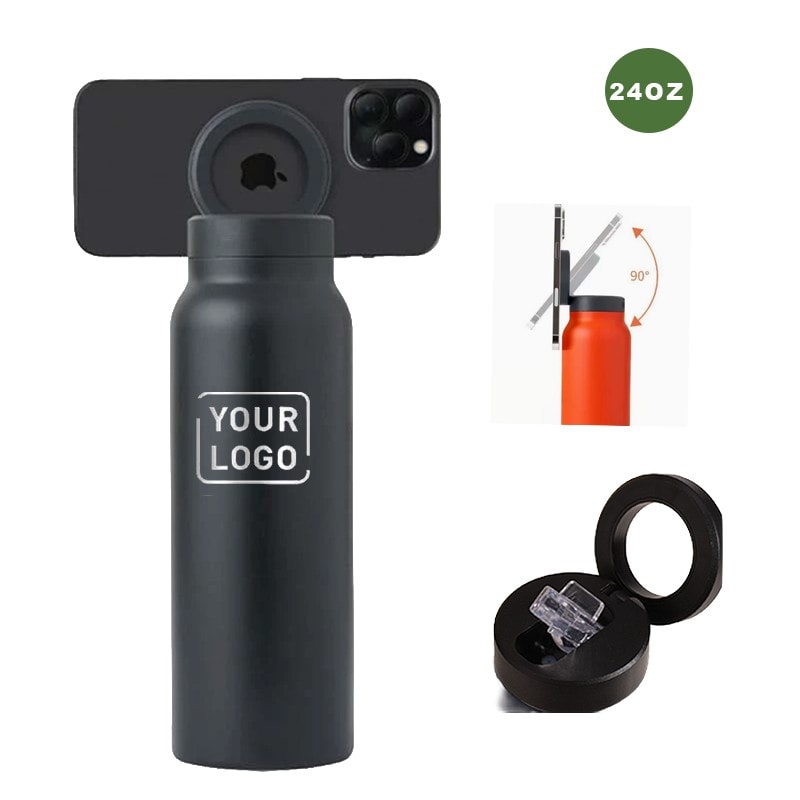 Custom 24oz Magnetic Phone Holder Tumbler main product image