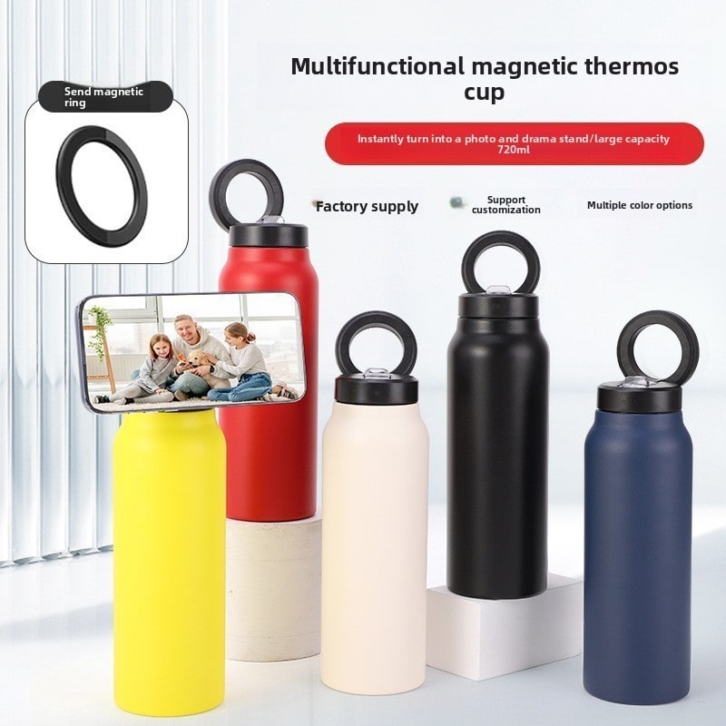 wholesale magnetic phone holder stainless steel tumbler 24oz detail image 2