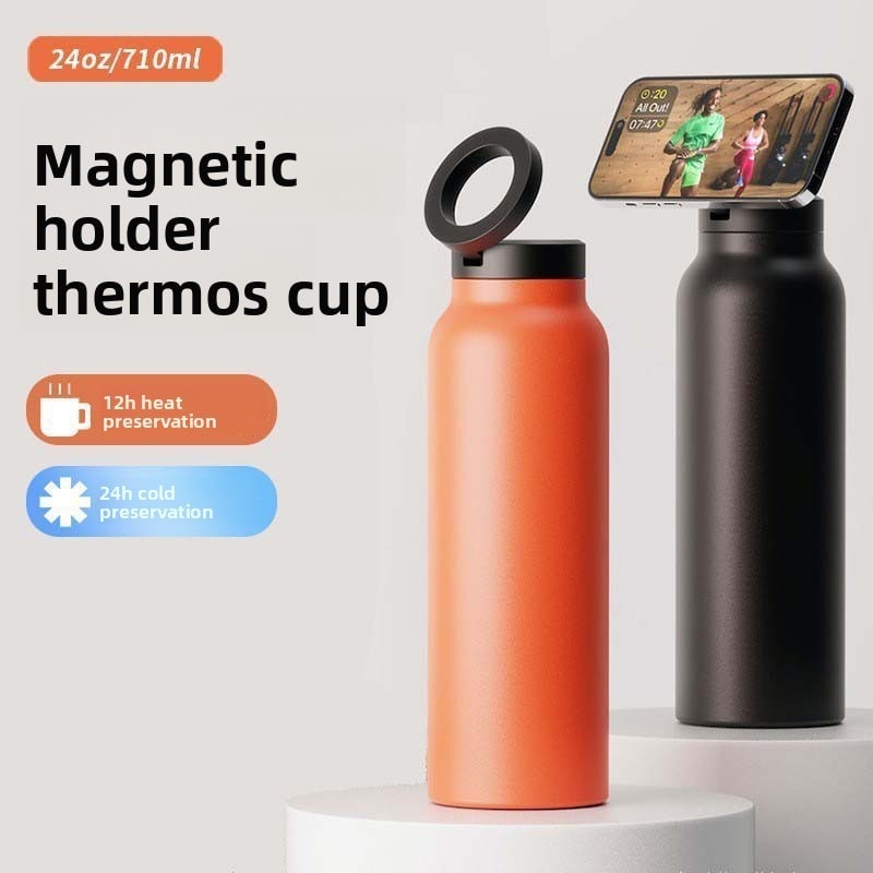 wholesale magnetic phone holder stainless steel tumbler 24oz detail image 3