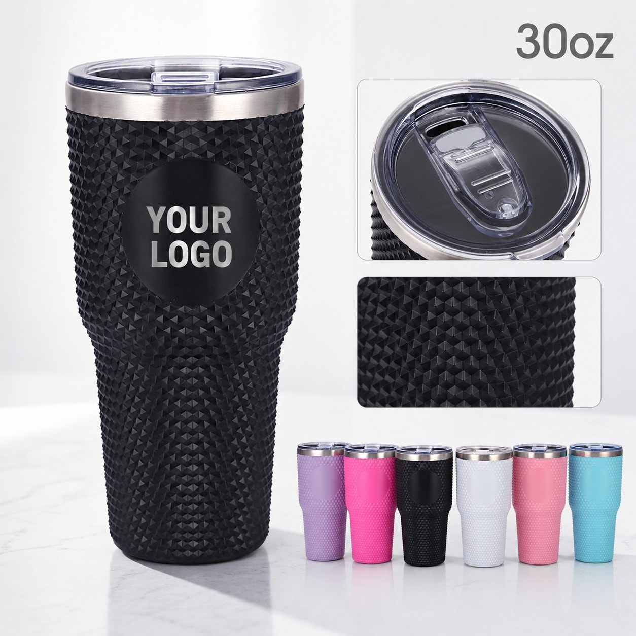 Custom 30oz Diamond Style Tumbler main product image
