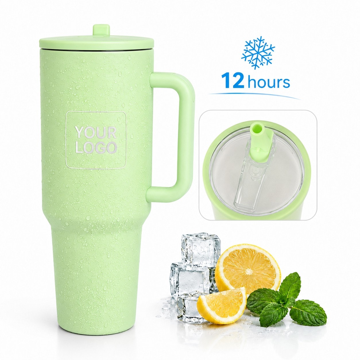 Custom 40oz Frosted Sports Bottle main product image