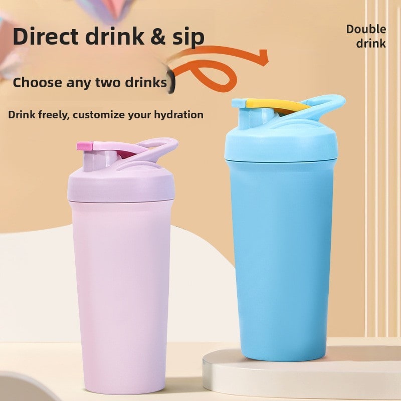 custom logo leak proof stainless steel sports bottle 710mL application scenario 1