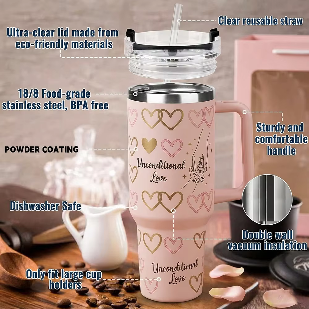 wholesale gift set stainless steel coffee cup detail image 2