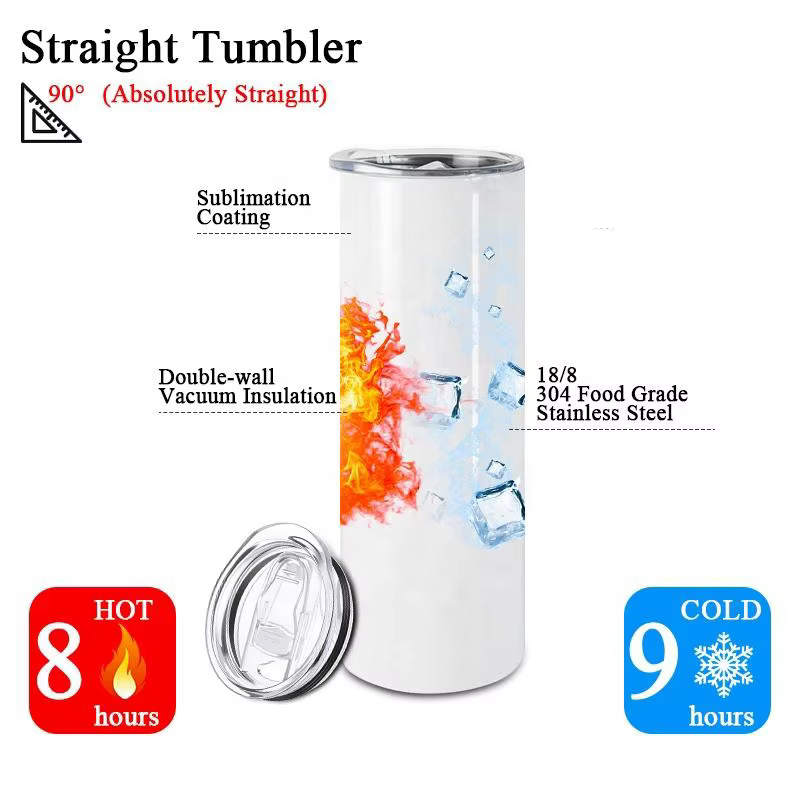 wholesale insulated straw lid stainless steel tumbler detail image 2