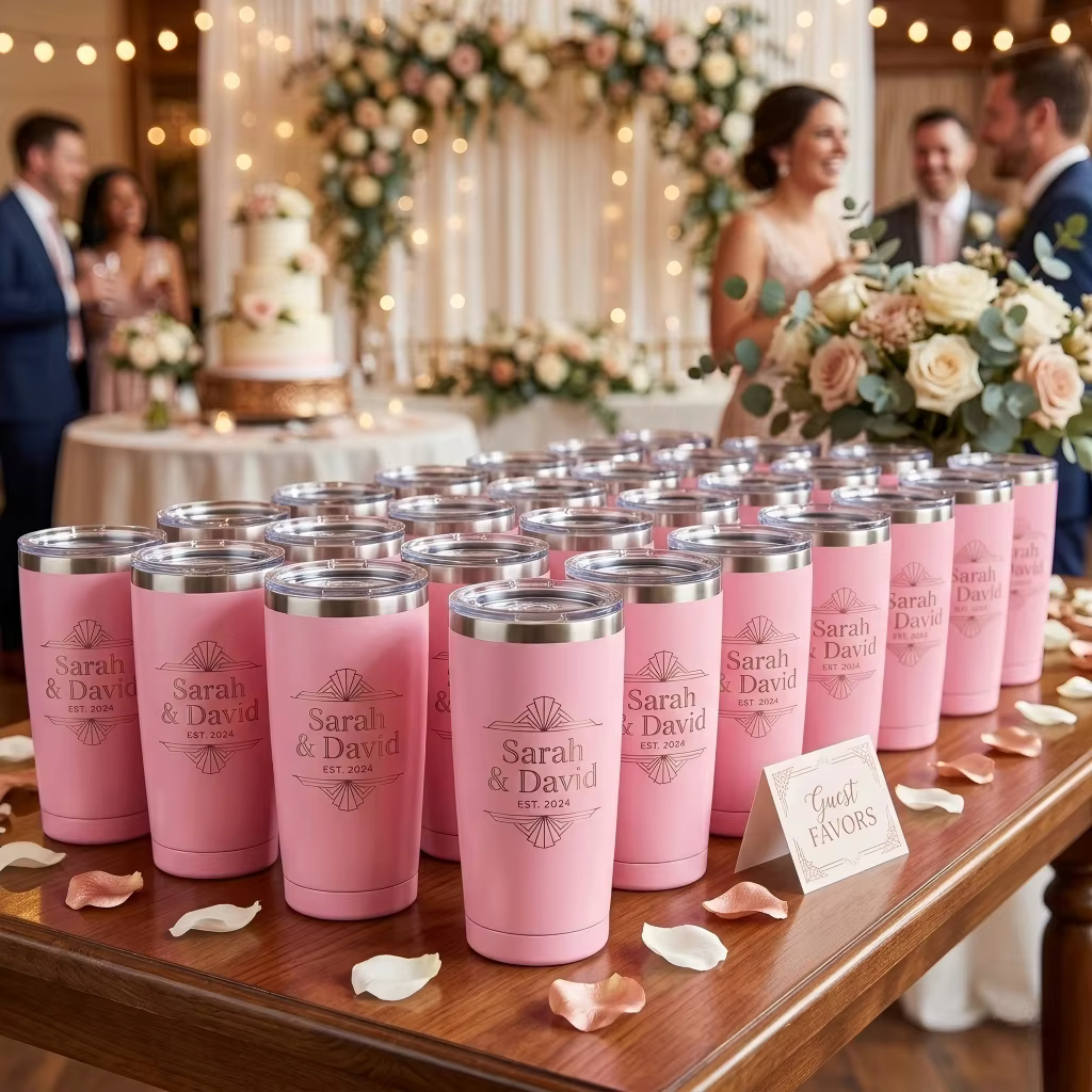 Custom Insulated Wedding Gift Tumbler main product image