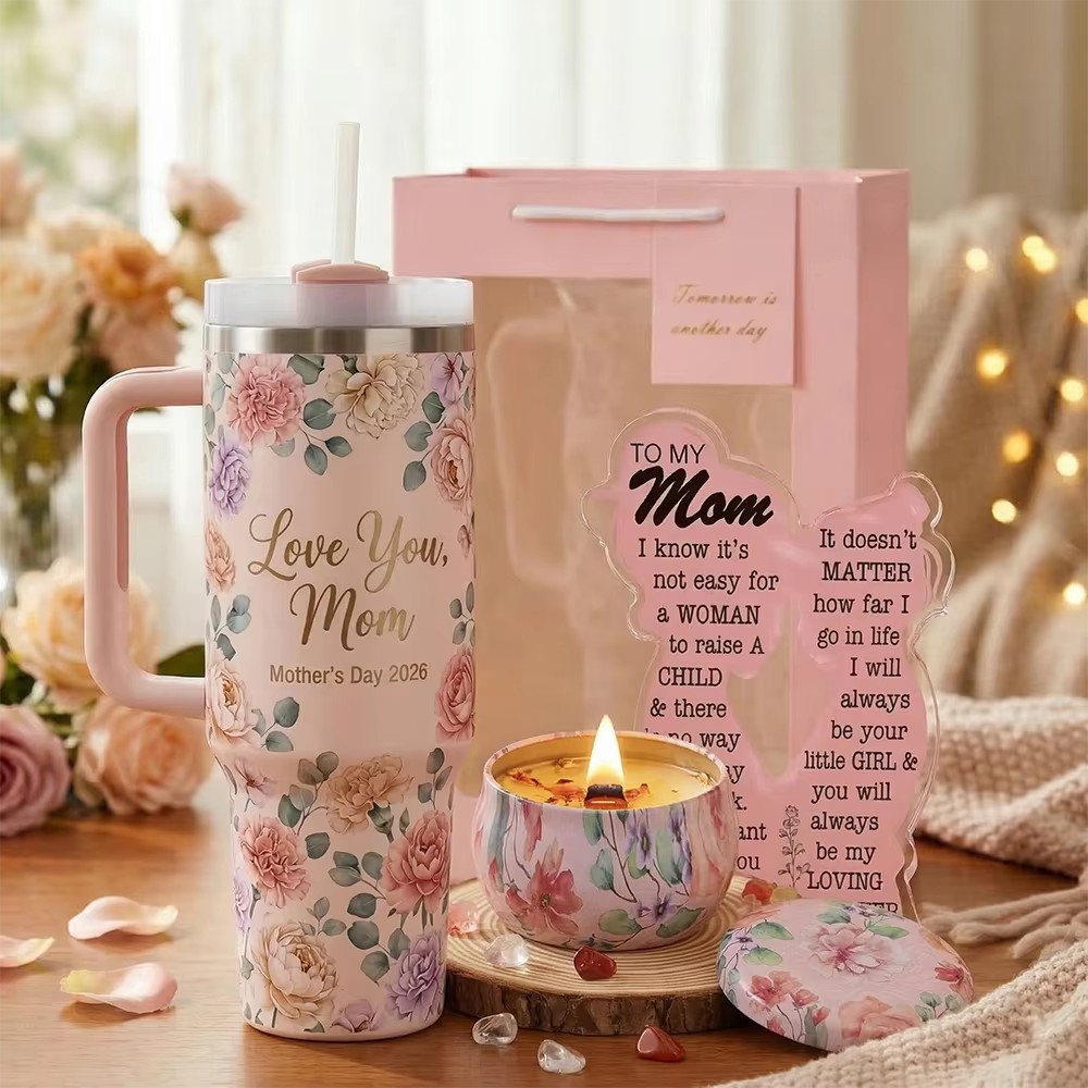 custom straw lid stainless steel tumbler