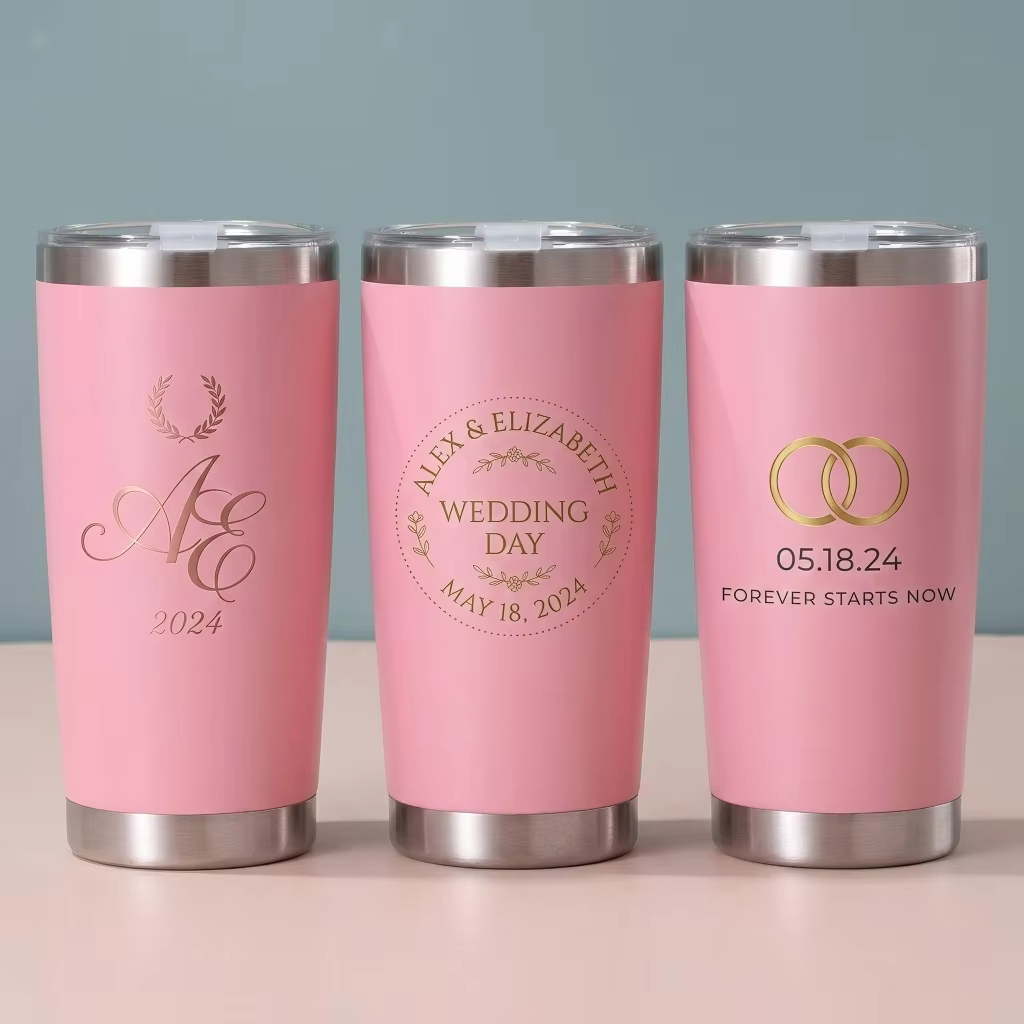 wholesale vacuum insulated wedding gift stainless steel tumbler