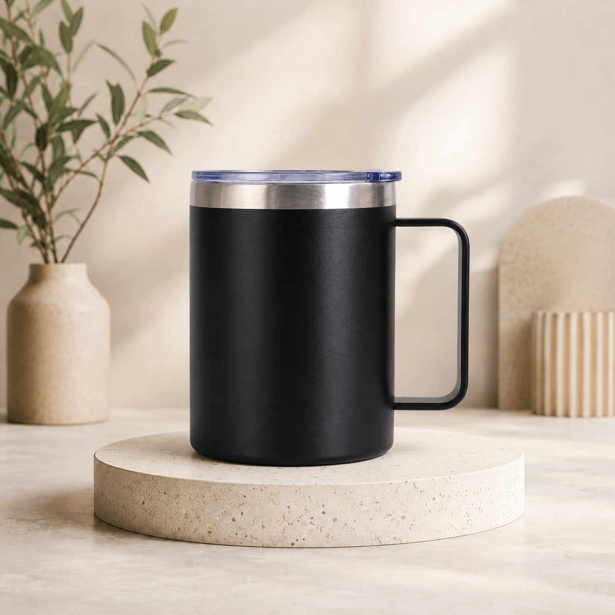 custom travel stainless steel coffee cup 14oz