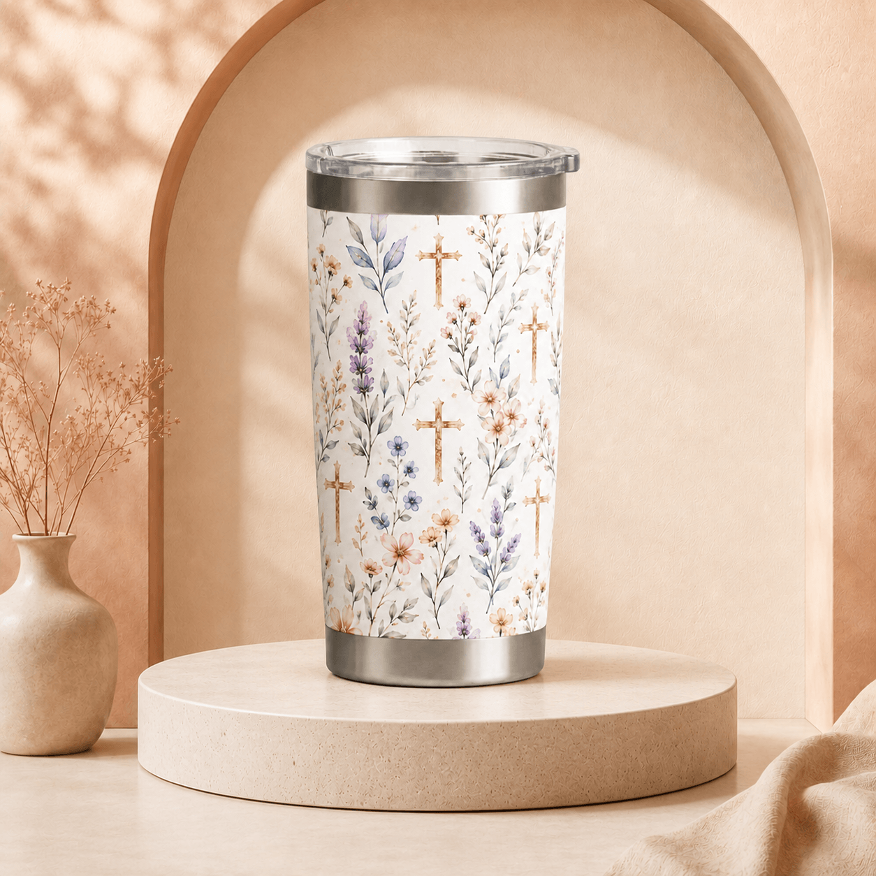 custom vacuum insulated stainless steel coffee cup 20oz
