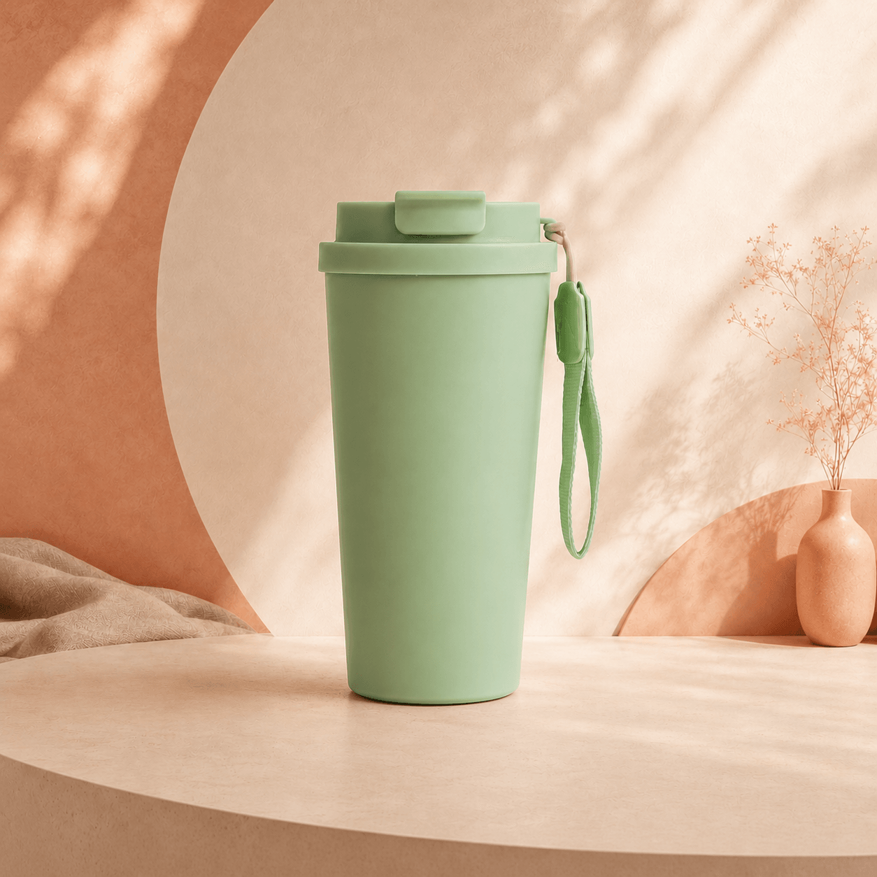 custom frosted stainless steel coffee cup
