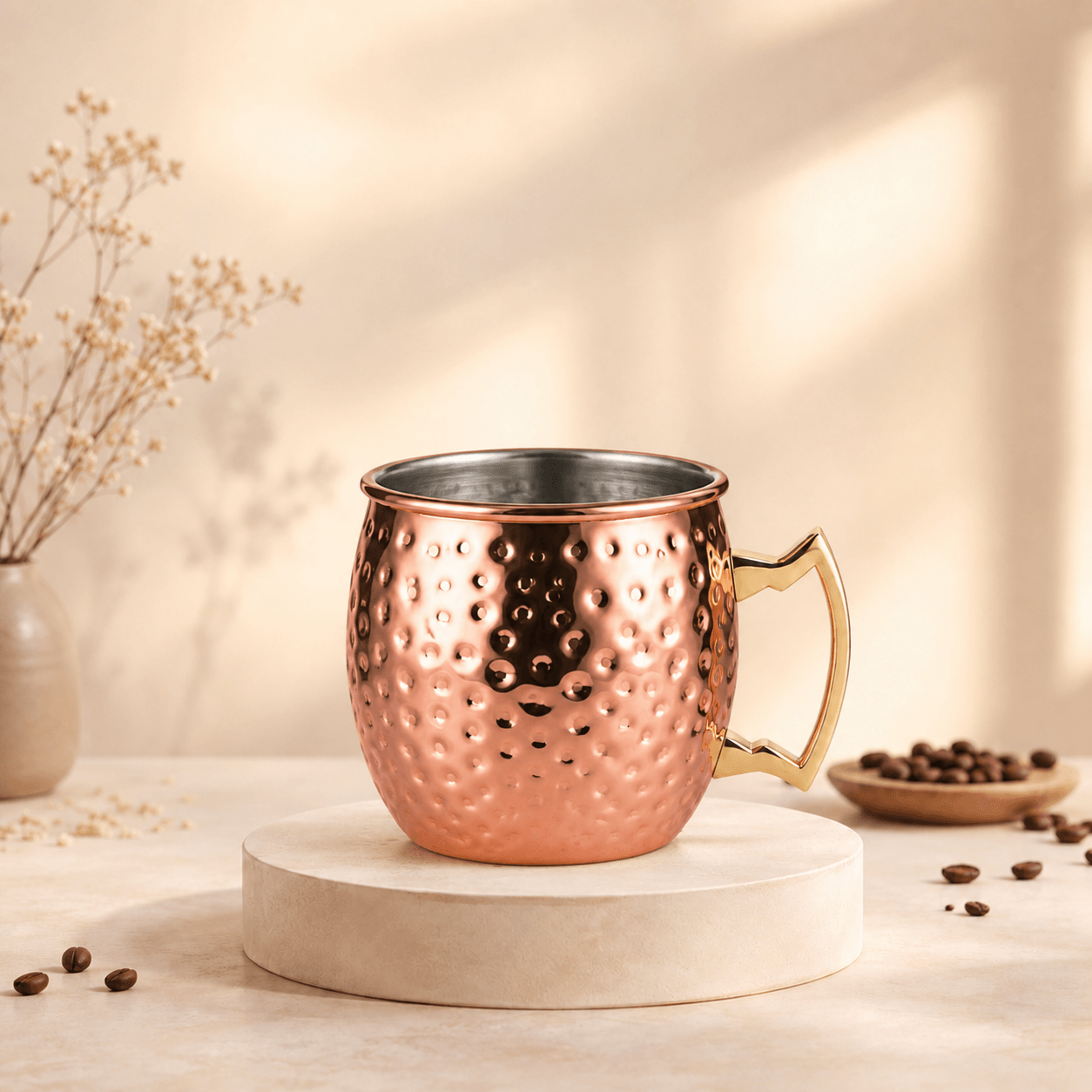 custom straw lid gift set stainless steel coffee cup